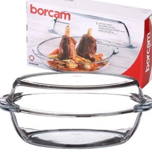Borcam Glass Fireproof Ovenware Casserole